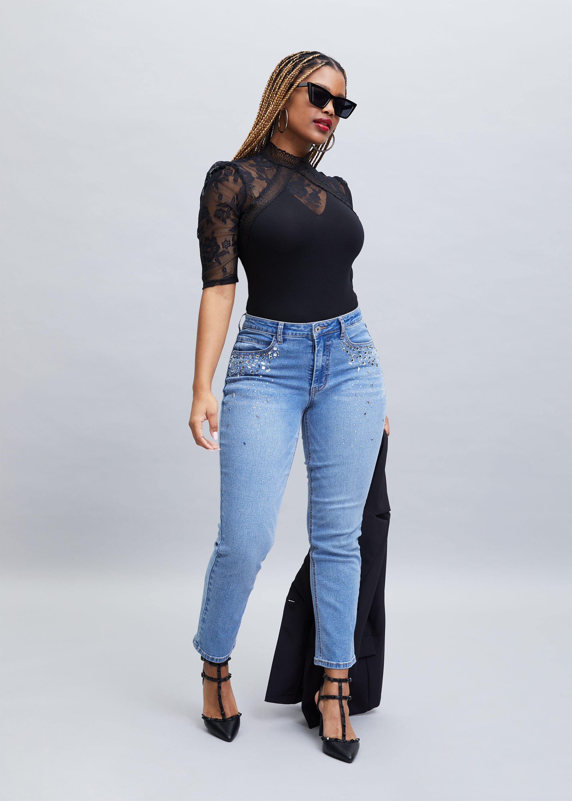 Wax Look High Waisted Leggings -Black – Boutique Babez