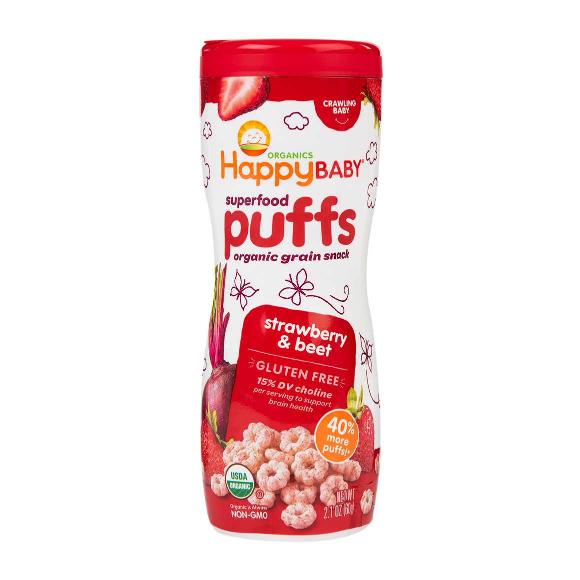 Little Bellies Baby Snacks Happy Baby Organics Superfood Puffs