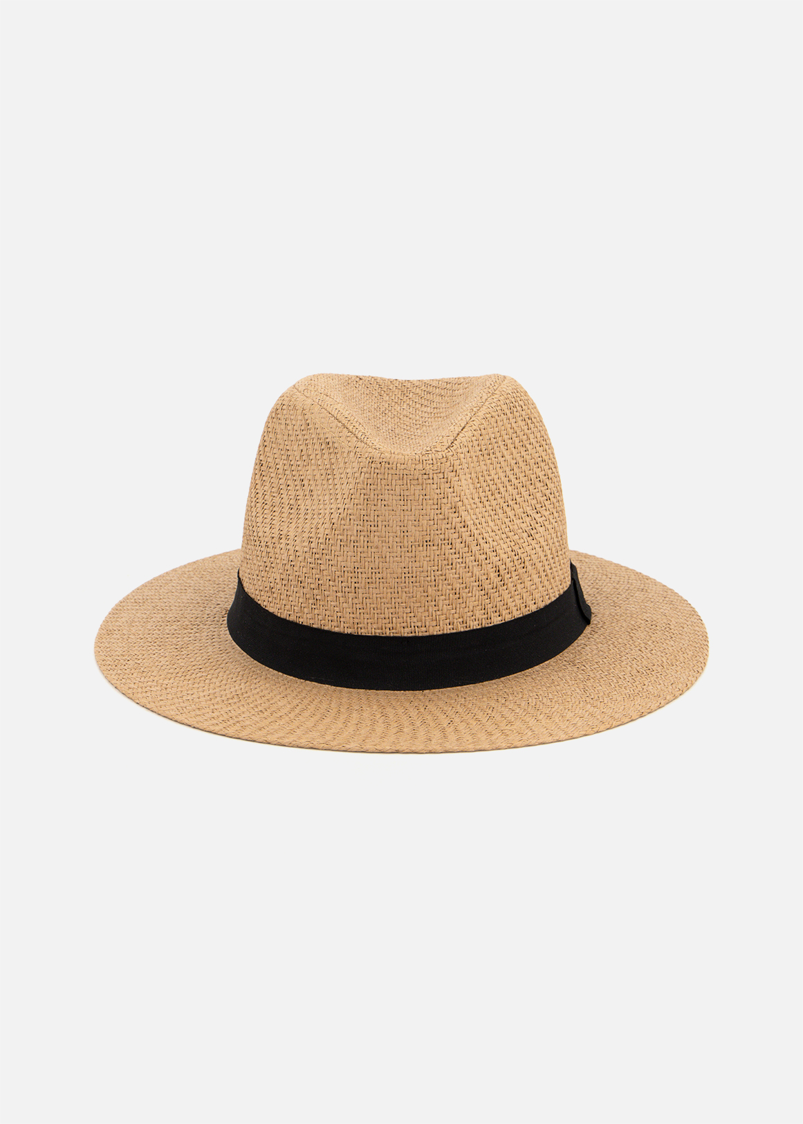 Grosgrain Ribbon Straw Panama Hat