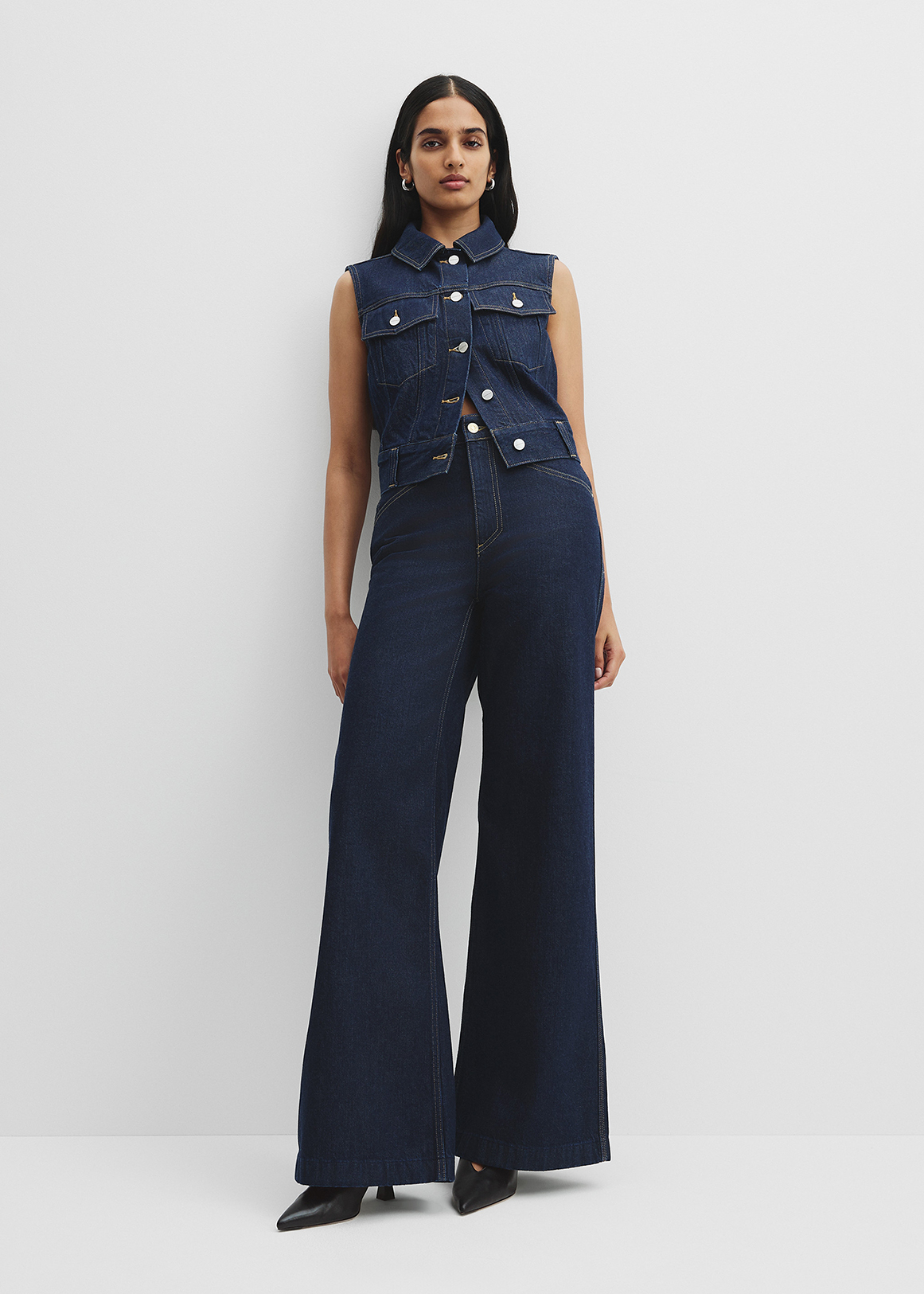 High Rise Wide Leg Jean | Woolworths.co.za