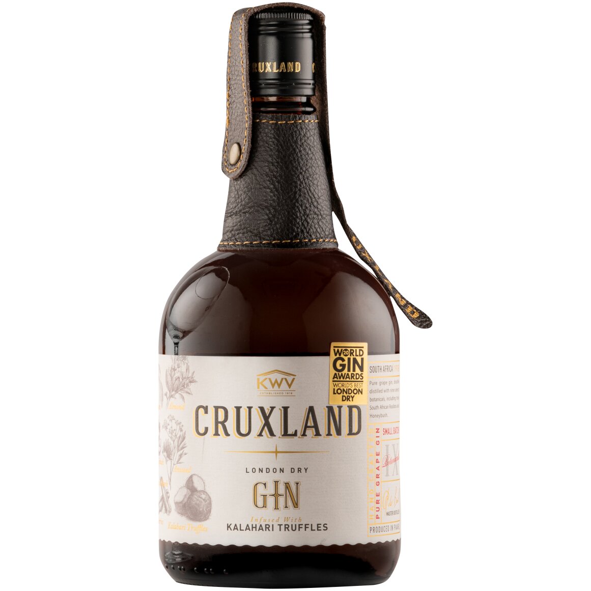 KWV Cruxland London Dry Gin Infused with Kalahari Truffles 750 ml