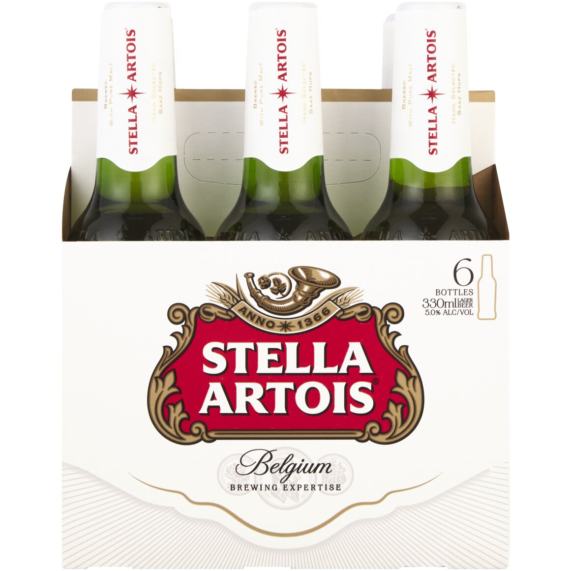 Stella Artois Lager Beer 6 x 330 ml Bottles | Woolworths.co.za