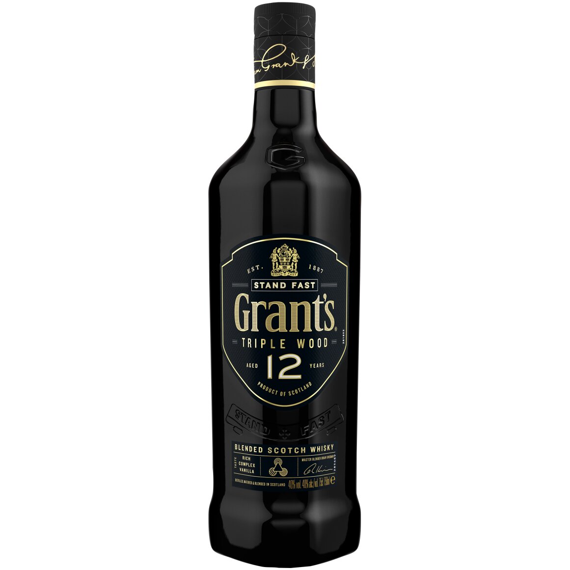 Grant's Triple Wood 12 Year Old Blended Scotch Whisky 750 ml