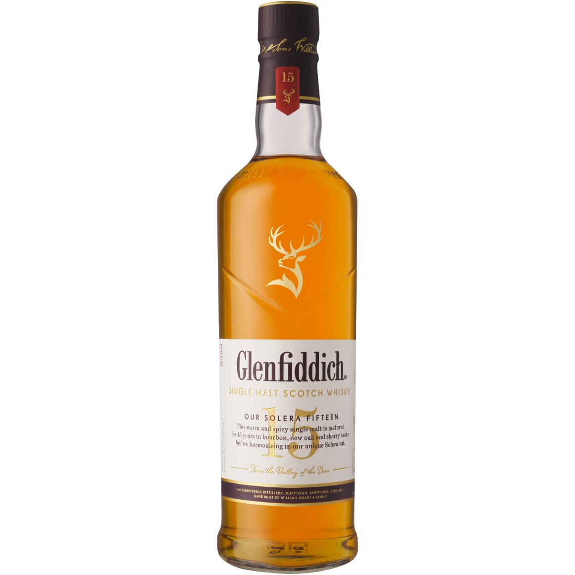 Glenfiddich Solera 15 Year Old Single Malt Scotch Whisky 750 ml