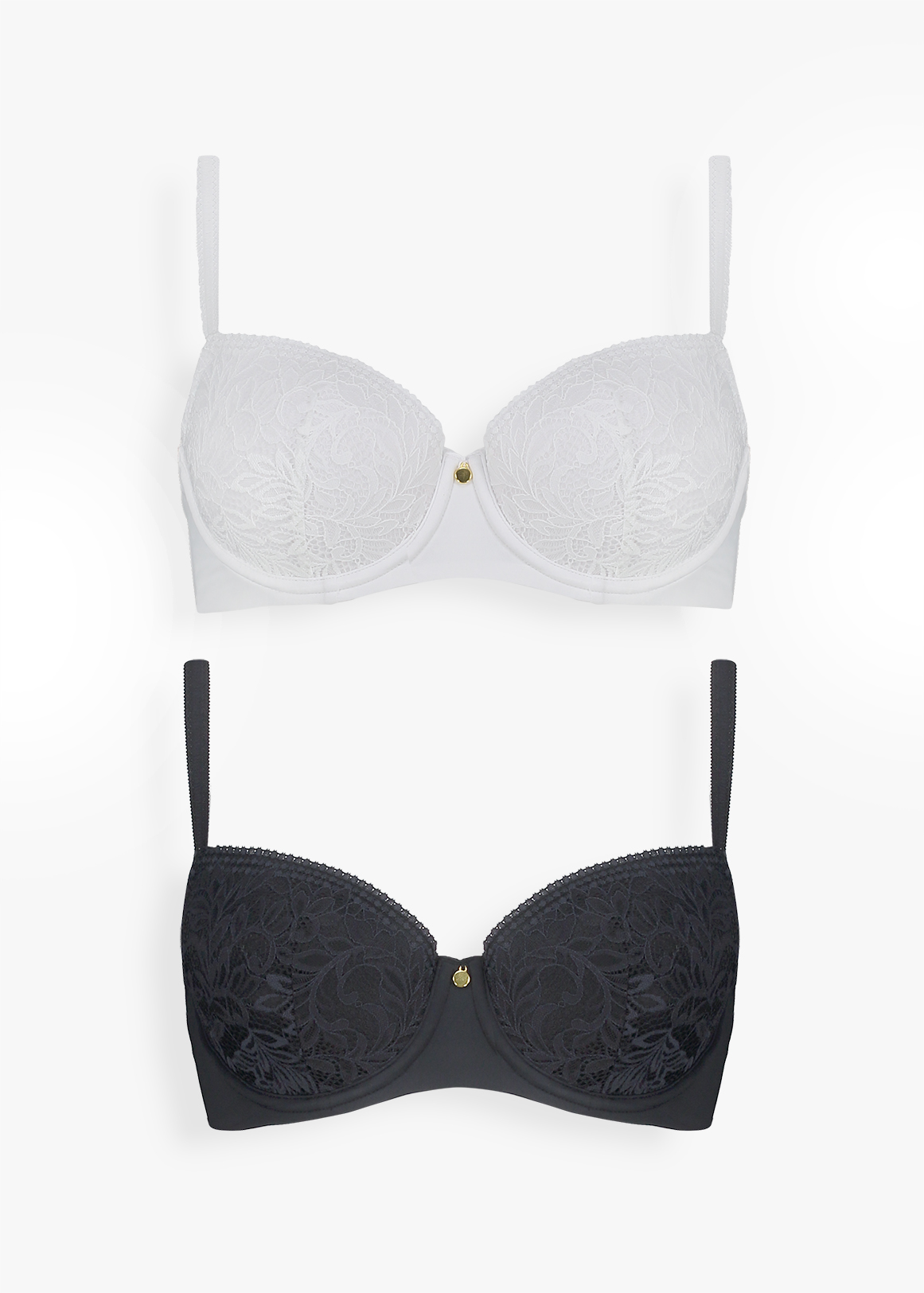 Padded Underwire Lace Balconette Bras 2 Pack A - D | Woolworths.co.za Padded Underwire Lace Balconette Bras 2 Pack A - D | Woolworths.co.za