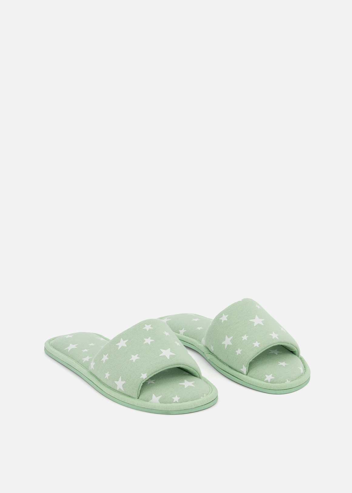 Star Print Cotton Band Slippers Woolworths .za