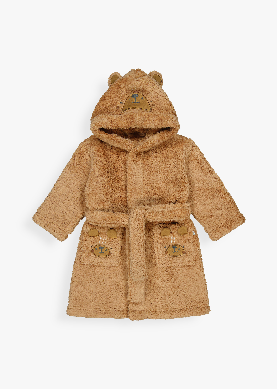 Bear Hooded Fleece Gown