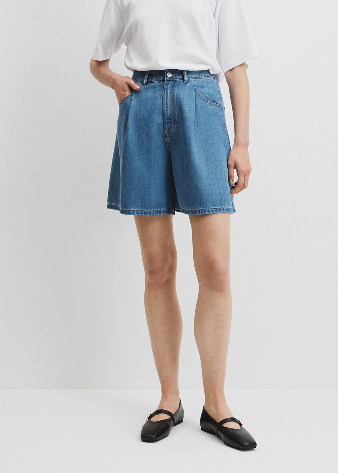 Soft Denim Short | Woolworths.co.za