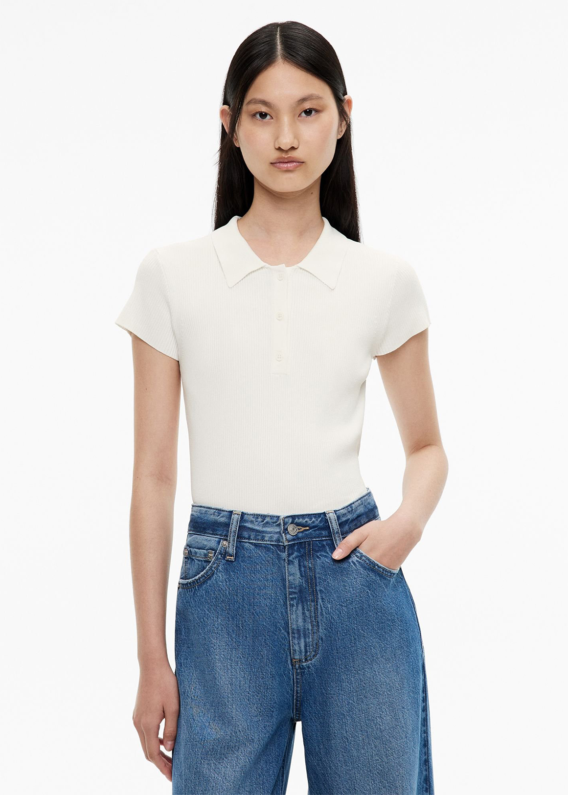 Crop Polo Knit | Woolworths.co.za