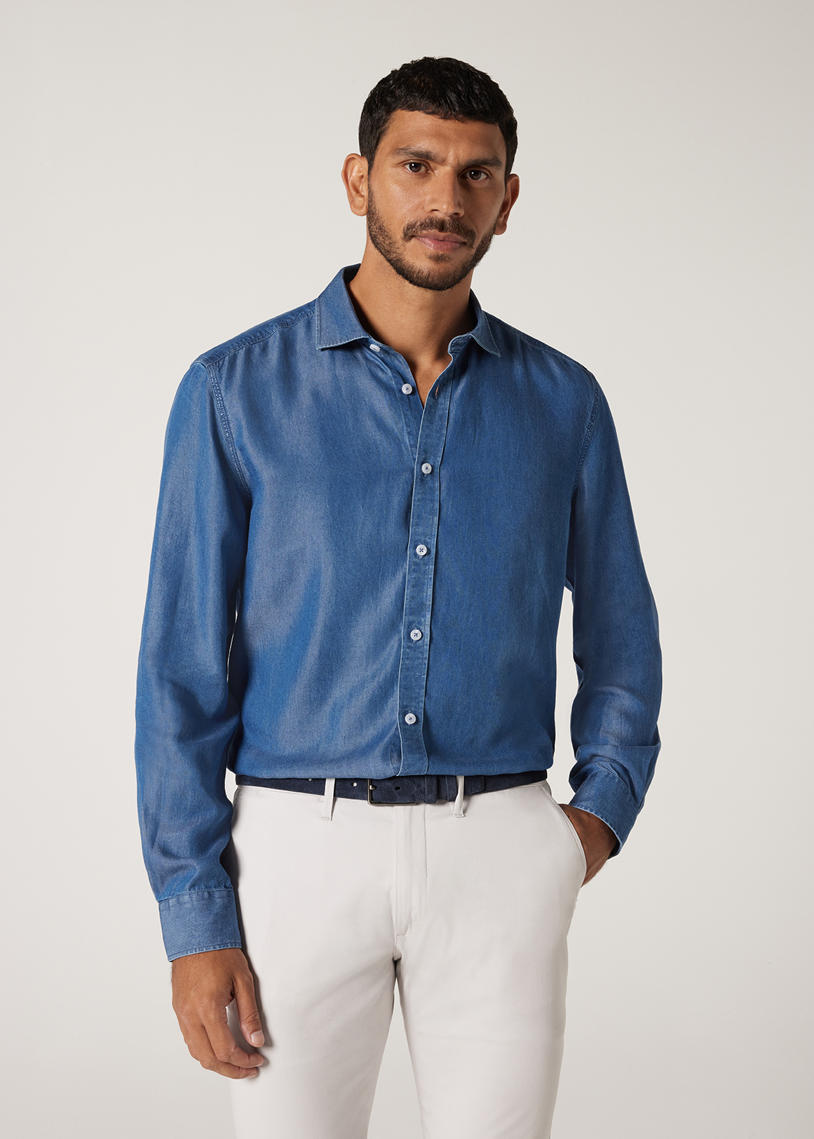 Regular Chambray Shirt | Woolworths.co.za