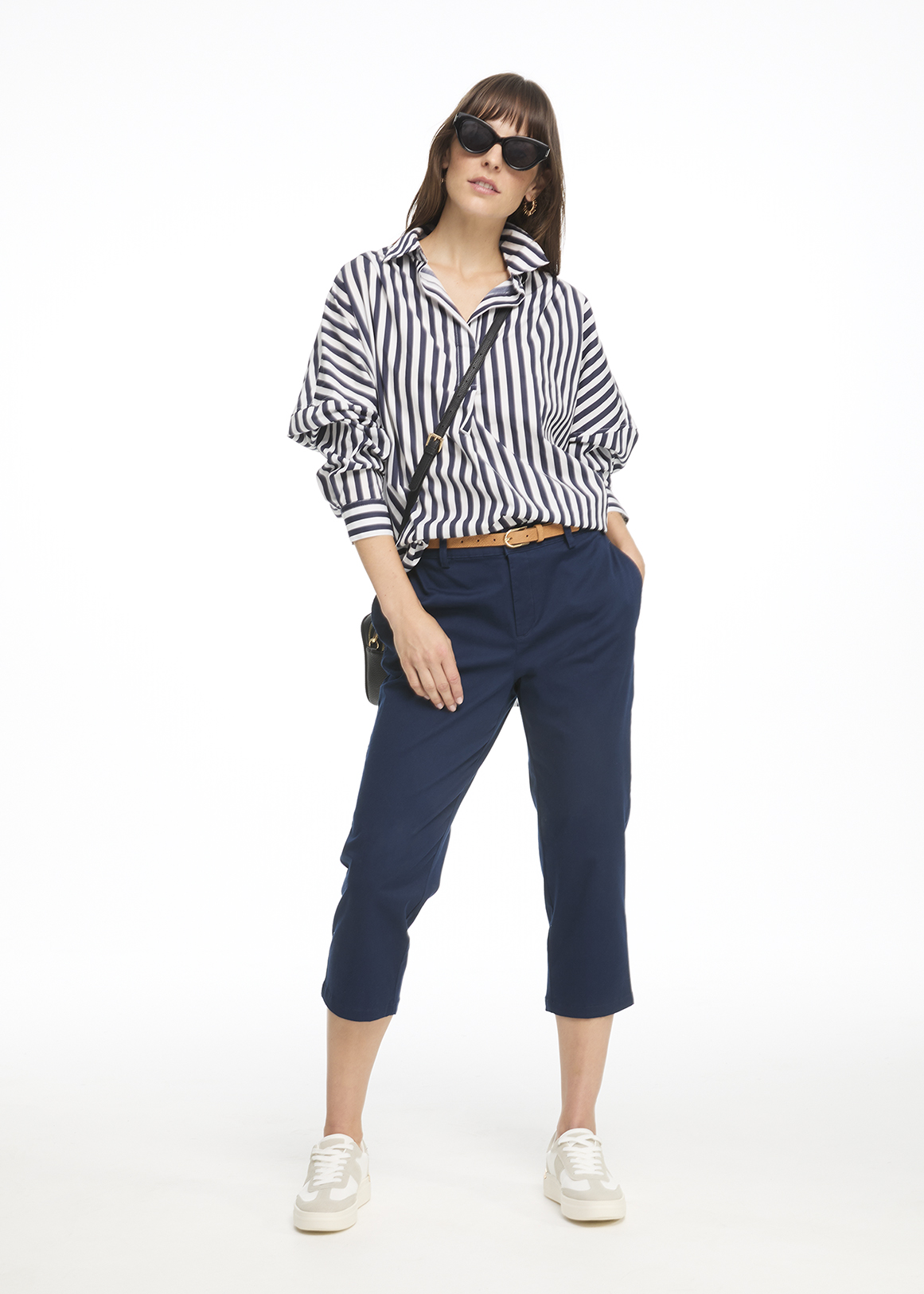 CARVICO 408 HIGH STRETCH PANTS ¥29700 Cropped Twill Wide Leg Chinos | Woolworths.co.za