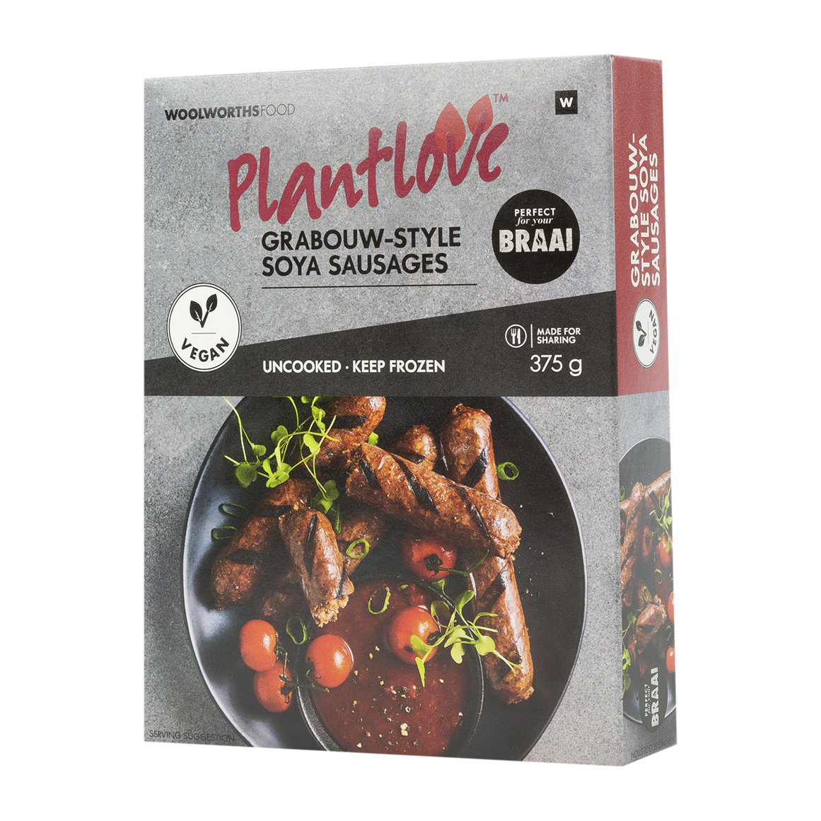 Frozen PlantLove™ Grabouw Style Soya Sausages 375 g | Woolworths.co.za