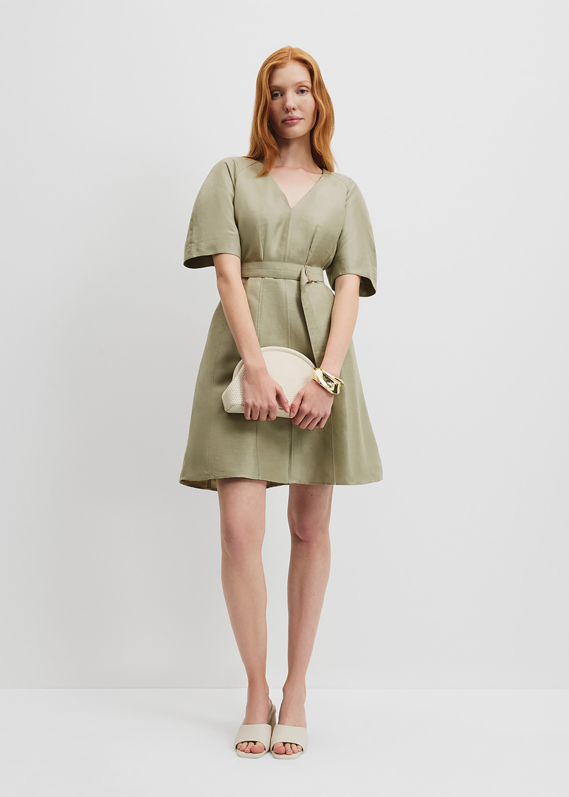 Panel Detail Mini Dress | Woolworths.co.za