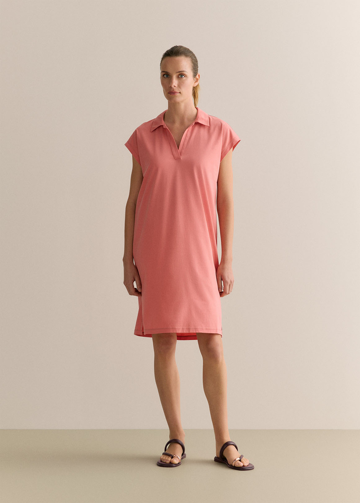 Cotton Interlock Polo Dress | Woolworths.co.za