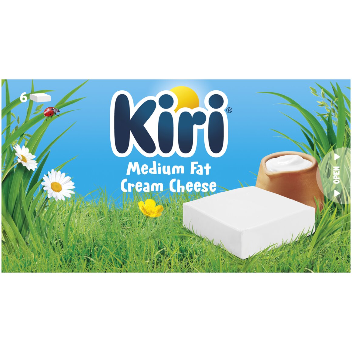Kiri® Medium Fat Cream Cheese 6 pk | Woolworths.co.za