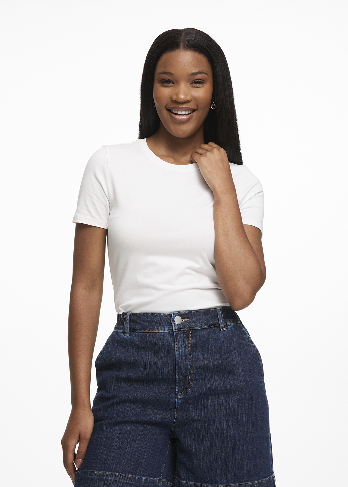 Stretch Modal Blend T-shirt | Woolworths.co.za