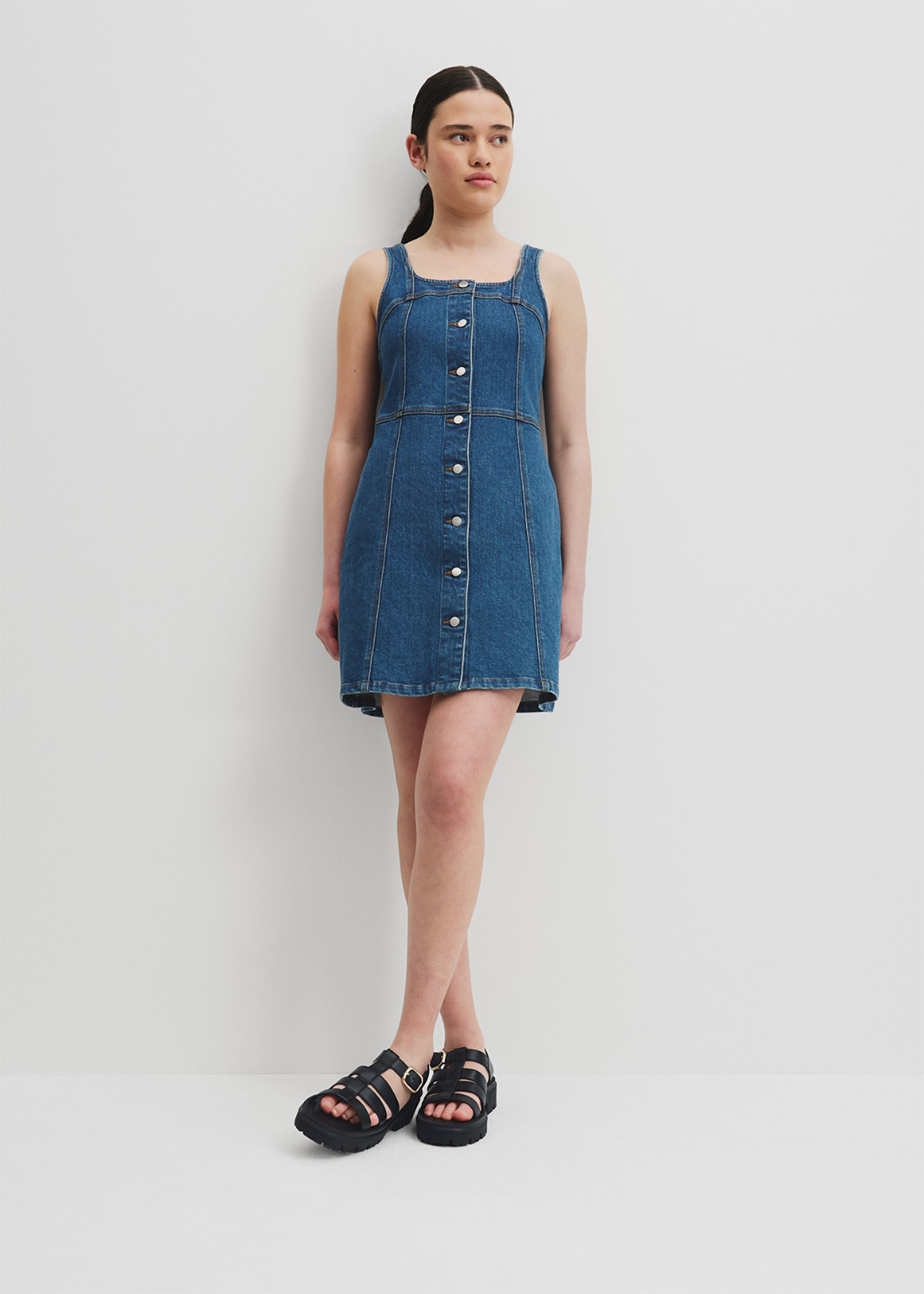 Teen Denim Mini Dress | Woolworths.co.za