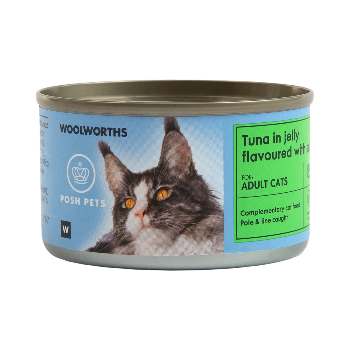 Posh Pets Tuna in Jelly Flavoured with Salmon Adult Cat Food 85 g