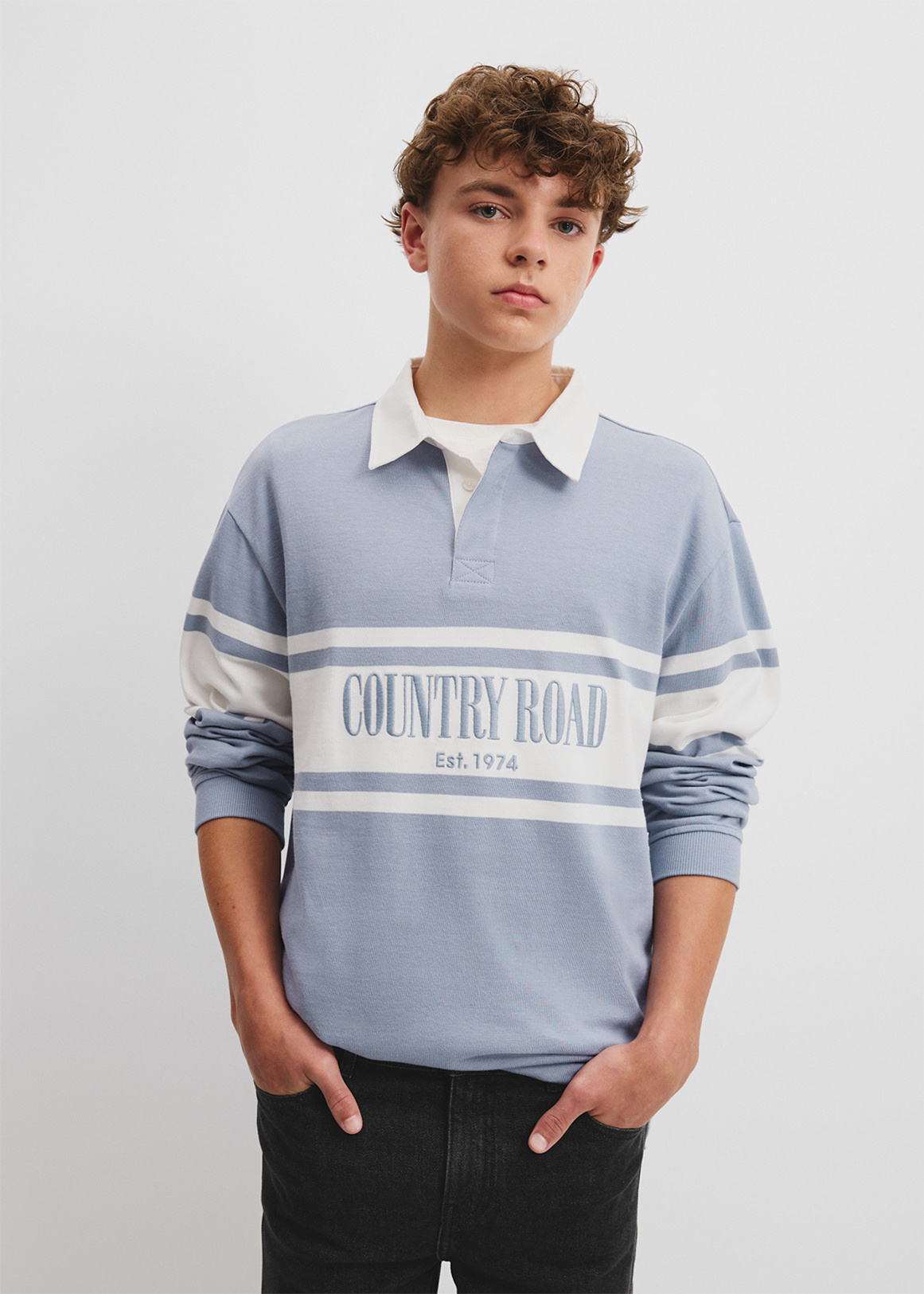 Teen Australian Cotton Panelled Rugby Shirt | Woolworths.co.za
