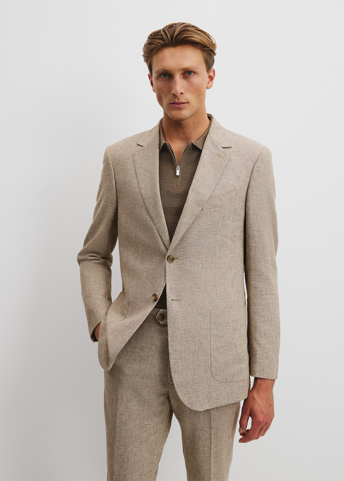 UNUSED★WOOL LINEN COAT (3) Regular Fit Linen Cotton Textured Jacket | Woolworths.co.za