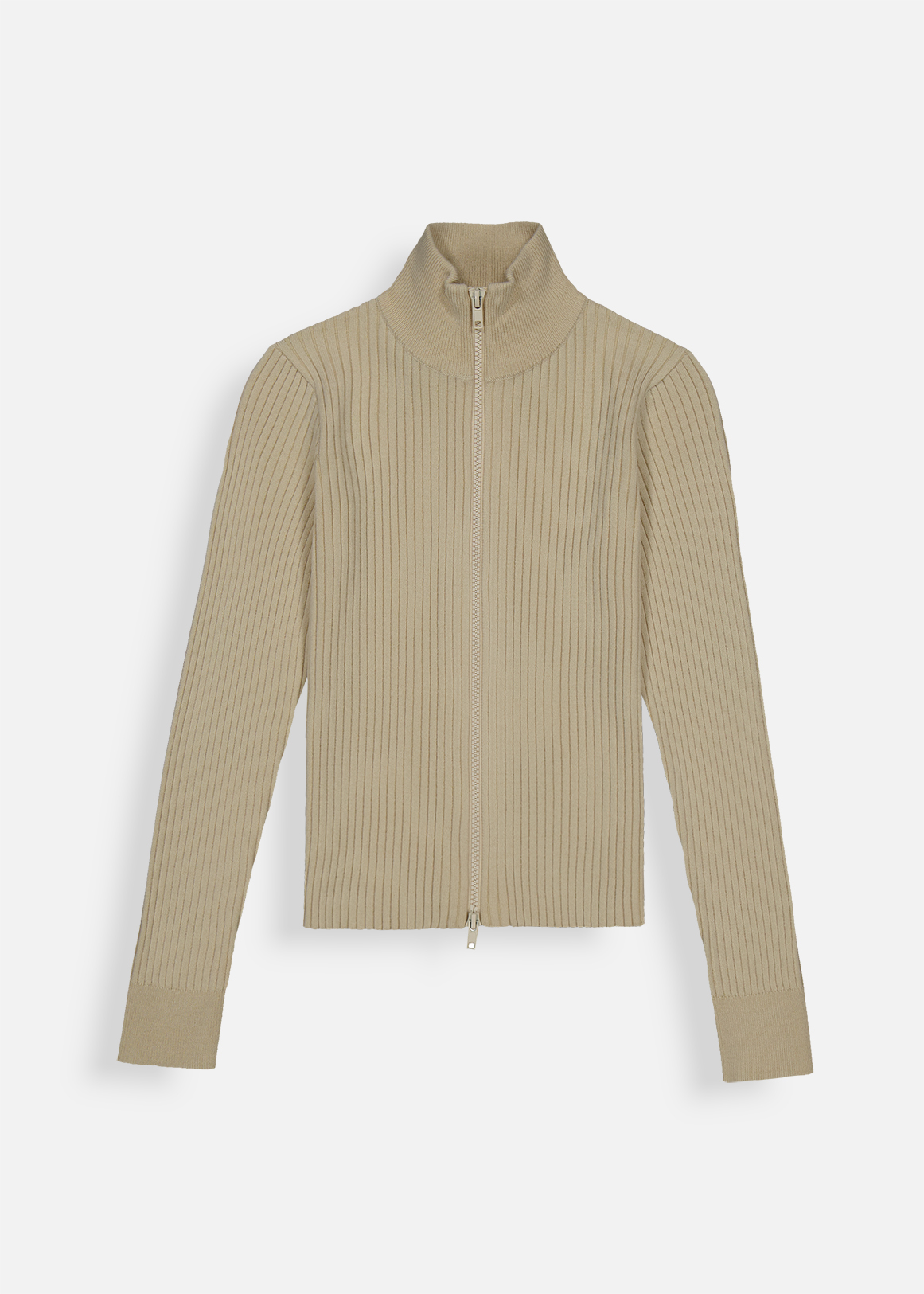 Ribbed Zip Knit Cardigan | Woolworths.co.za