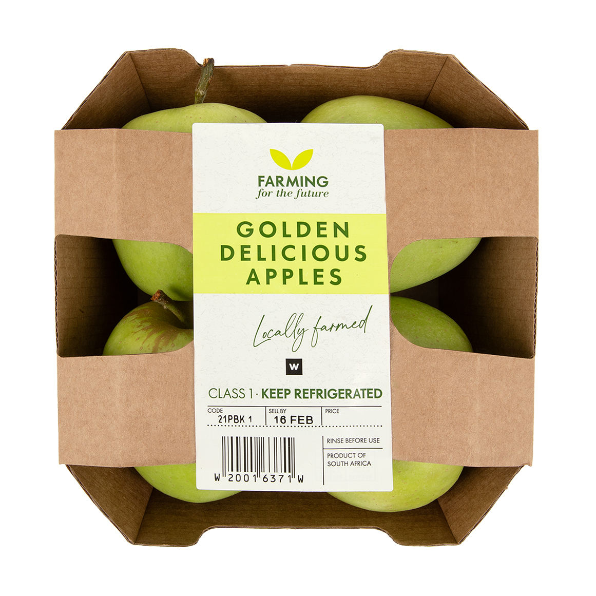 Golden Delicious Apples 4 pk | Woolworths.co.za