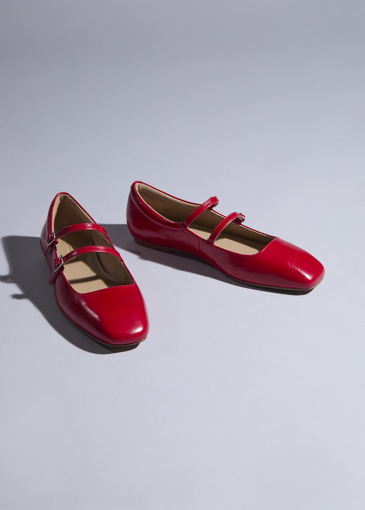 Double Strap Mary Jane Leather Pumps | Woolworths.co.za