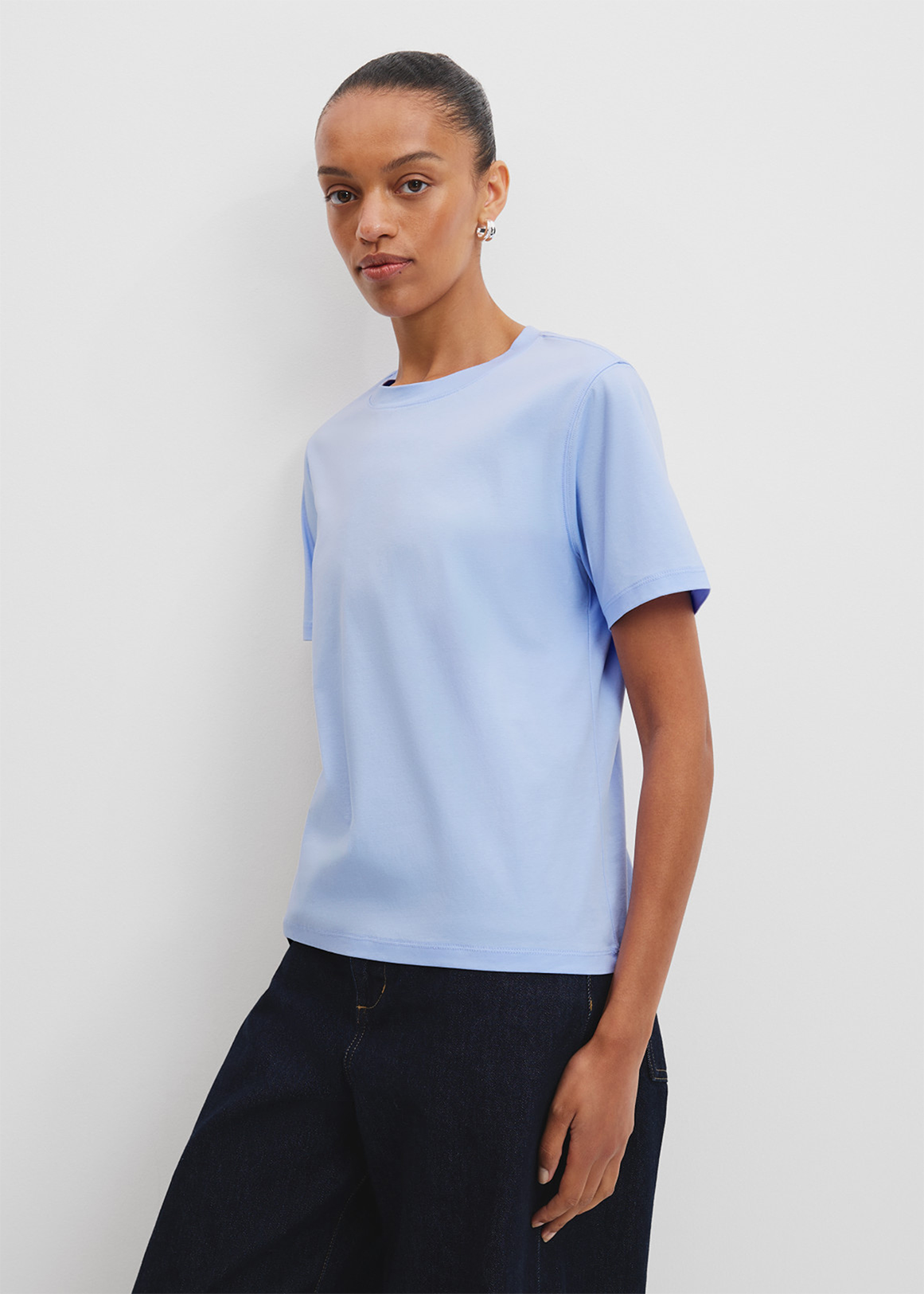 Mercerised Slim T-Shirt | Woolworths.co.za