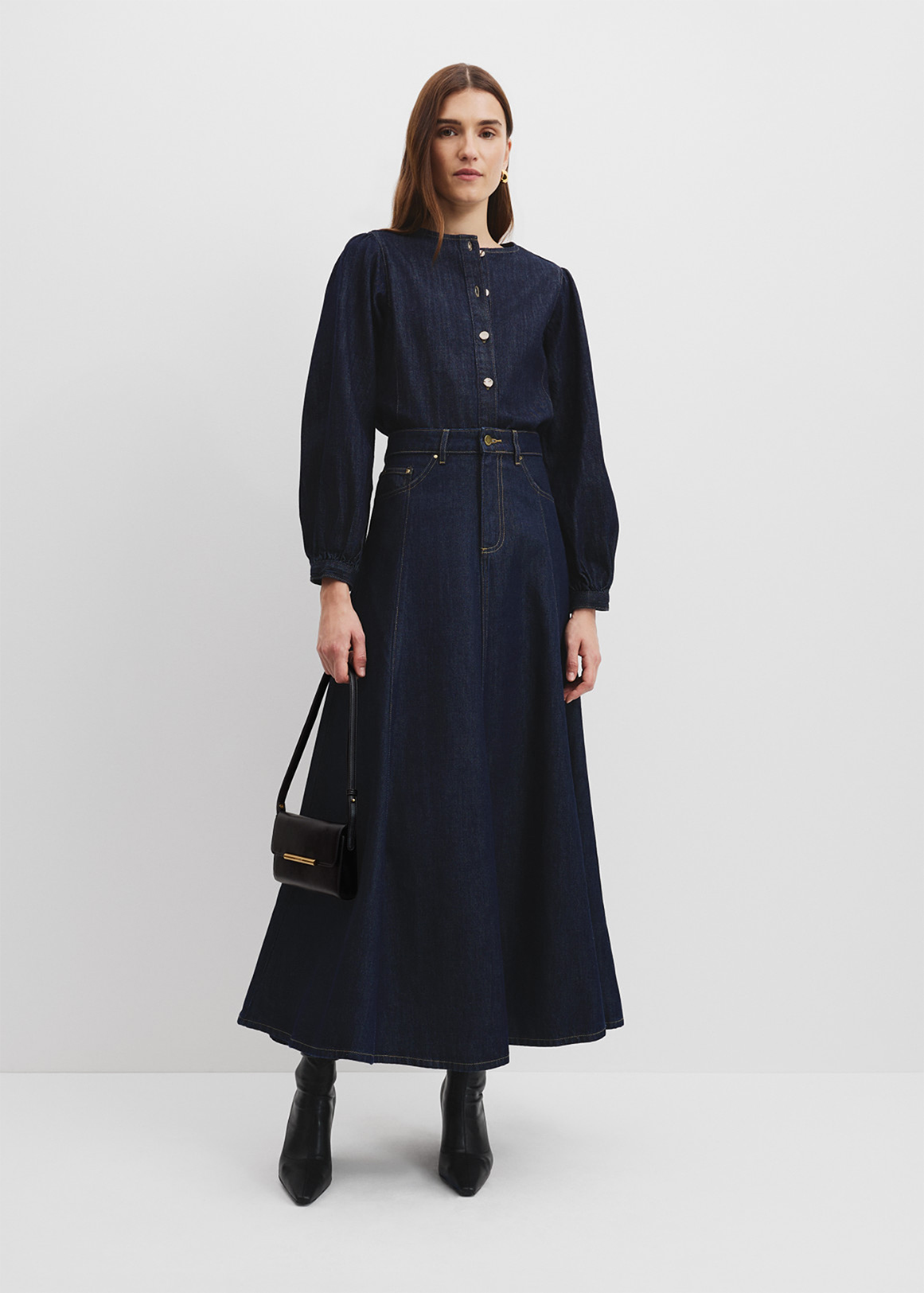 Denim Maxi Skirt | Woolworths.co.za