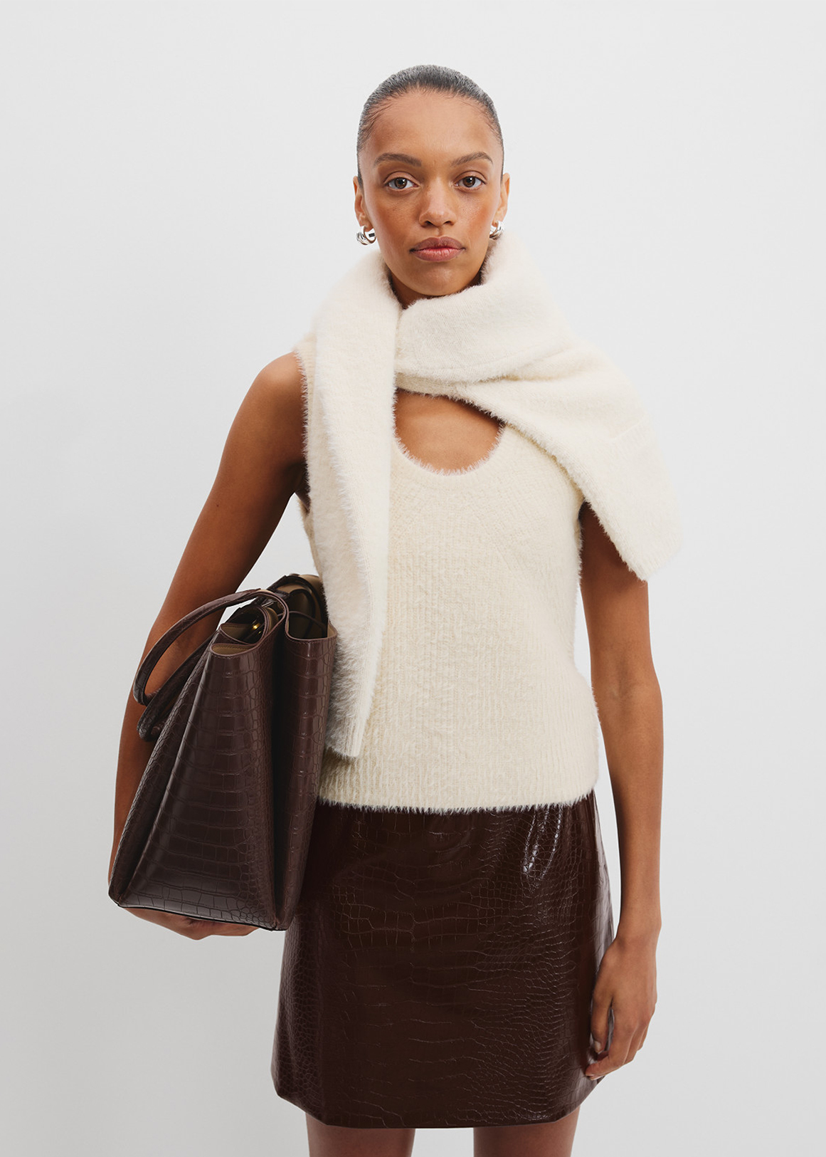 Fluffy Rib Knit Tank | Woolworths.co.za