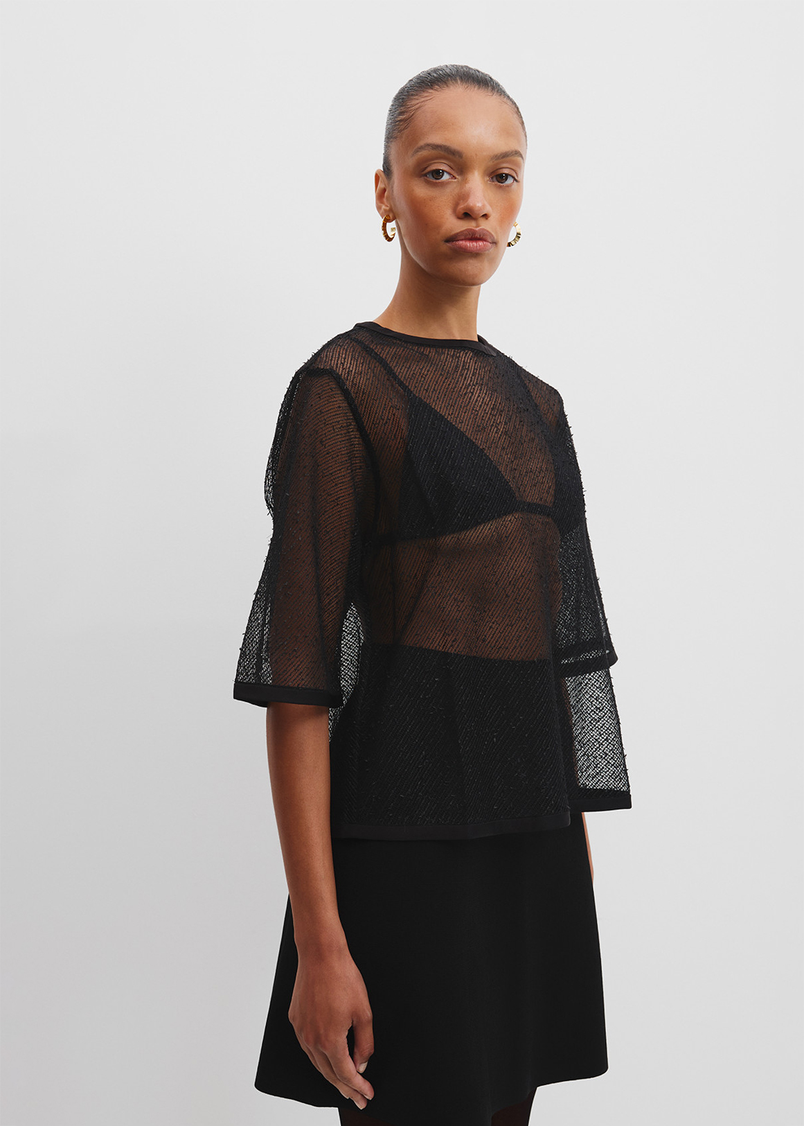 Tweed Lace Top | Woolworths.co.za