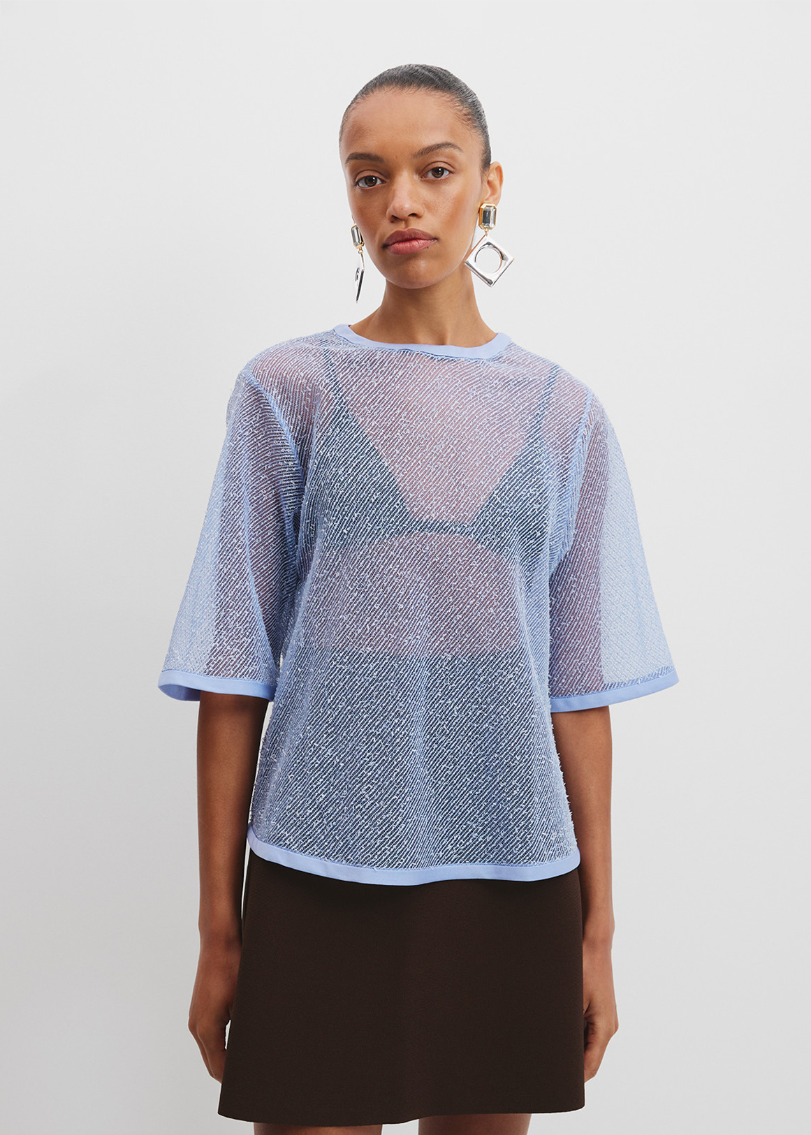 Tweed Lace Top | Woolworths.co.za