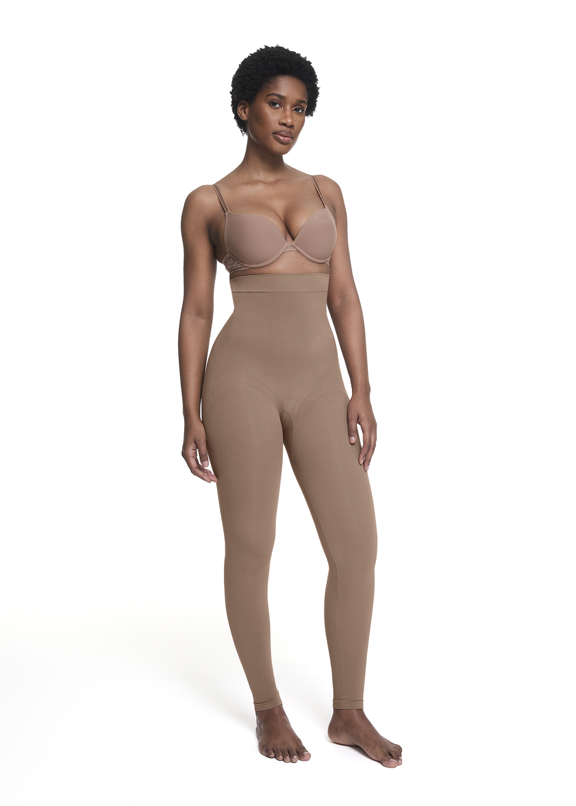 Firm Control High Rise Seamless Sculpting Bum & Tum Leggings