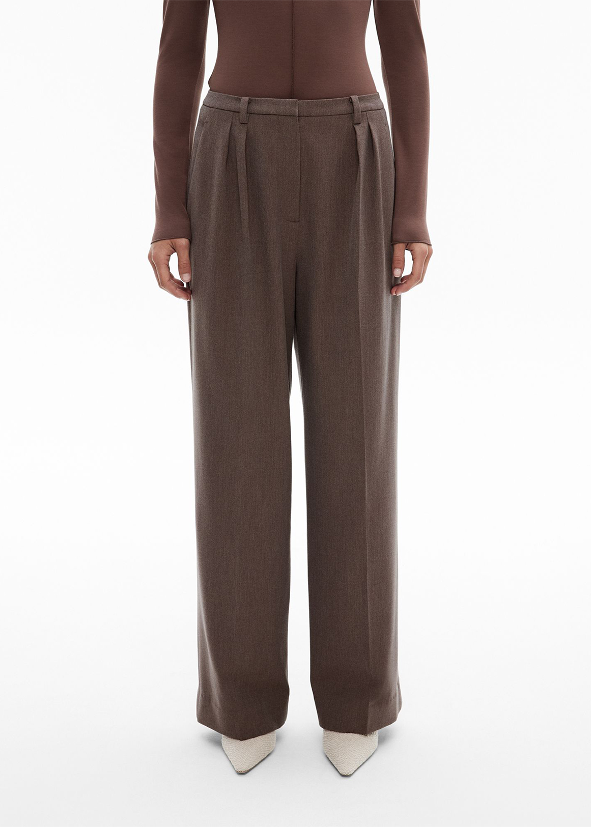 Pleat Front Tailored Pant | Woolworths.co.za