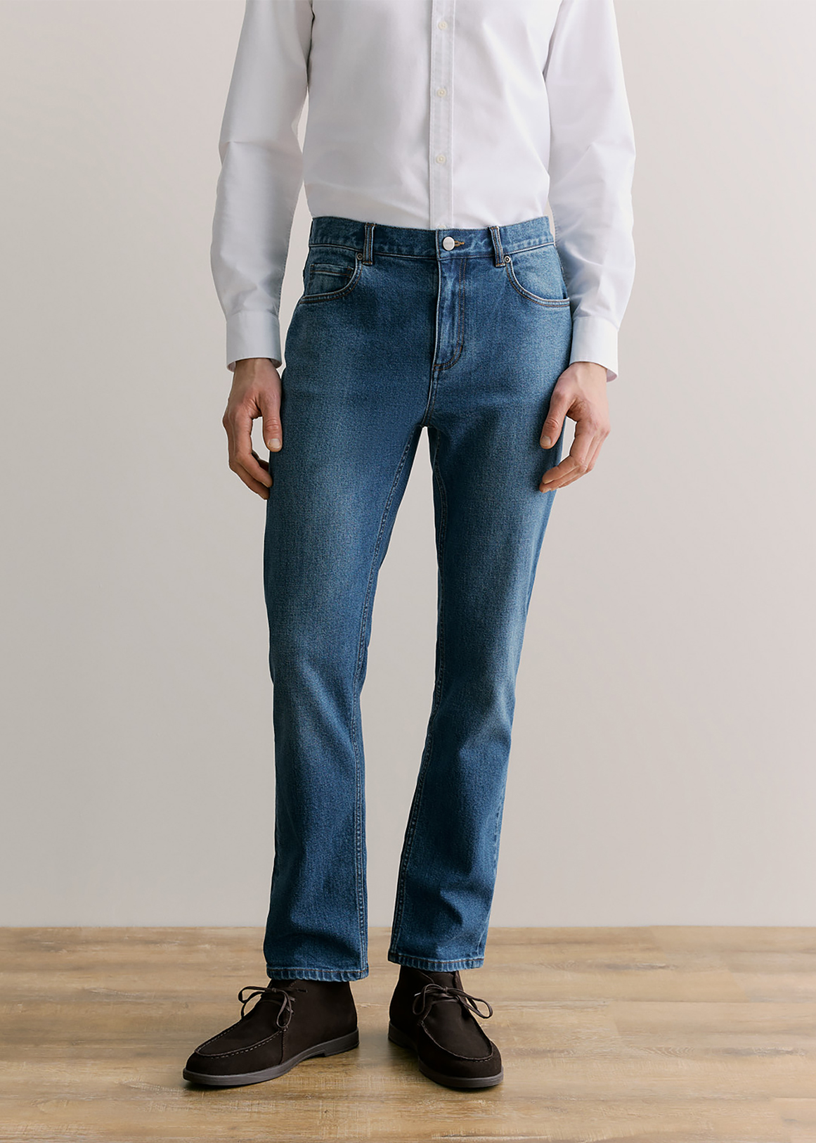 Relaxed Fit Mid Wash Jean | Woolworths.co.za