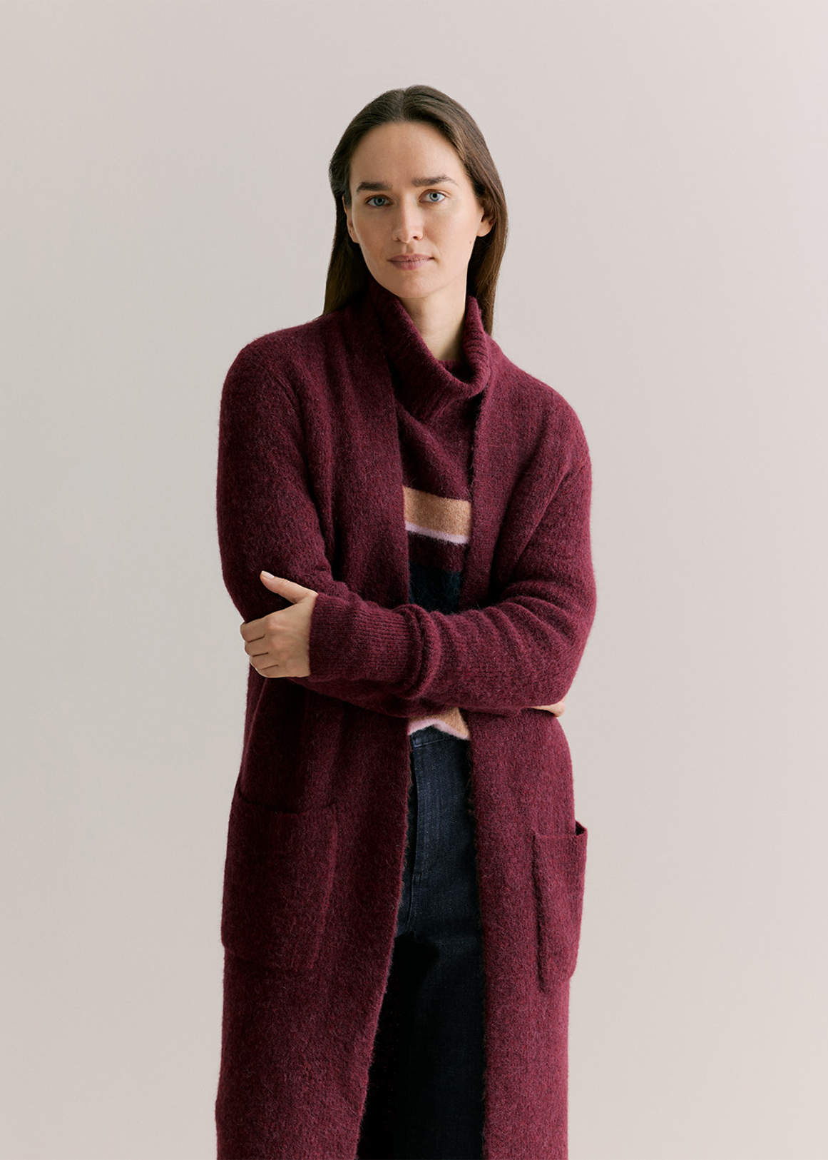Alpaca Merino Blend Longline Cardigan | Woolworths.co.za