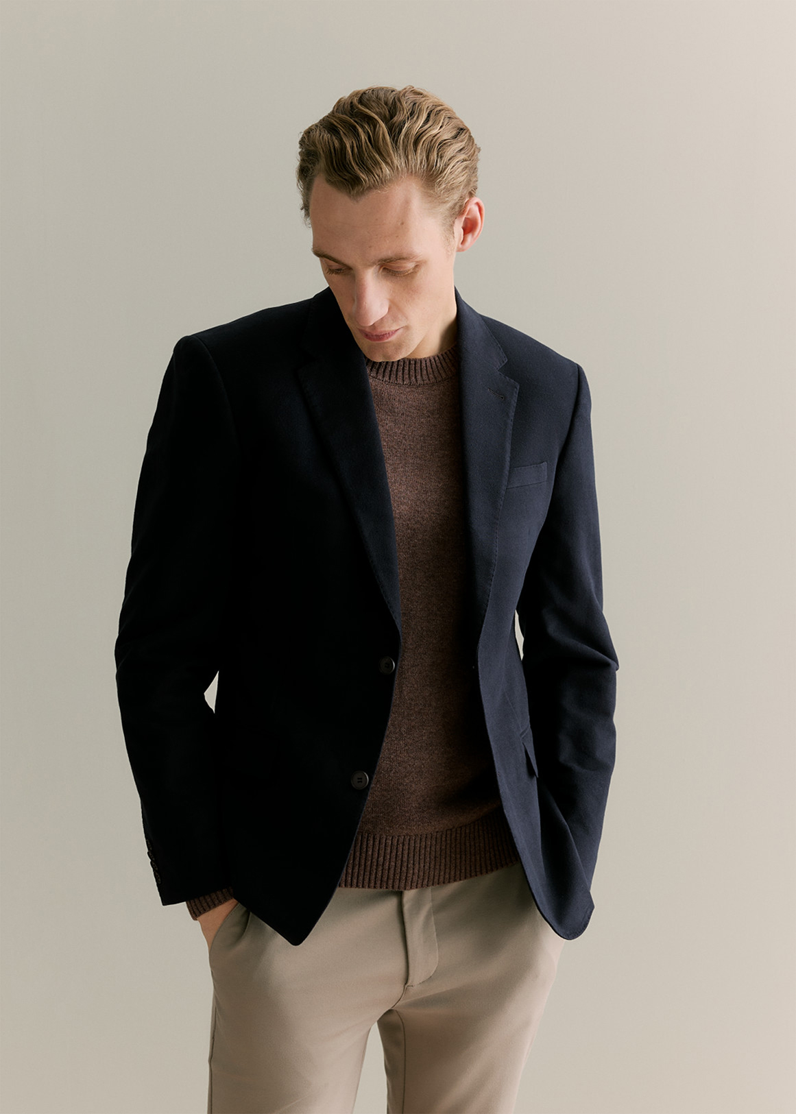 Regular Fit Italian Moleskin Blazer | Woolworths.co.za