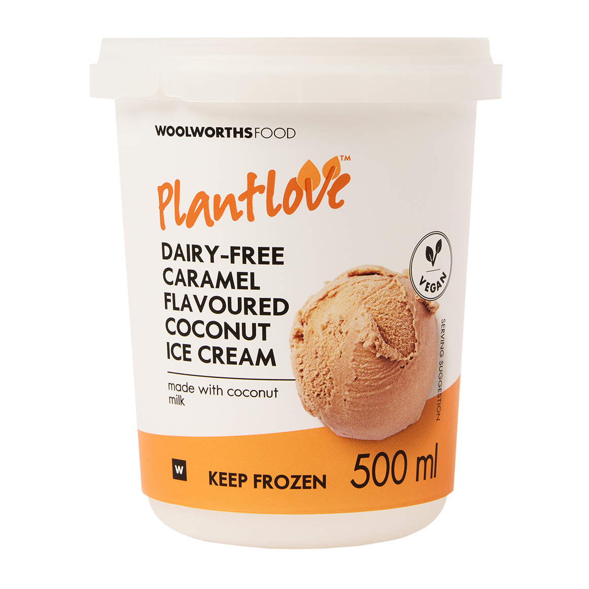 icecream88ページ Frozen PlantLove™ Dairy Free Caramel Flavoured Coconut Ice Cream