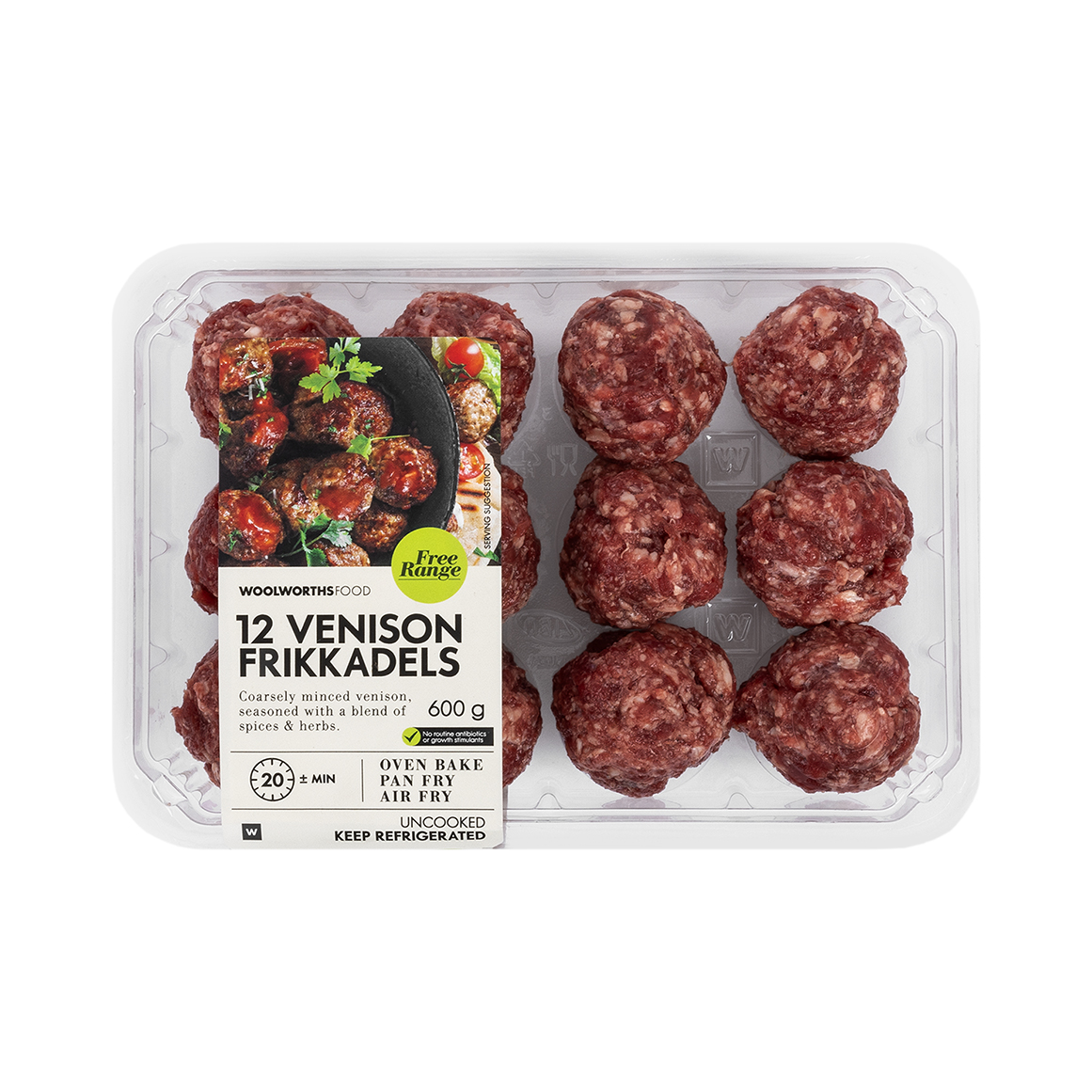 Free Range Venison Frikkadels 12 pk | Woolworths.co.za