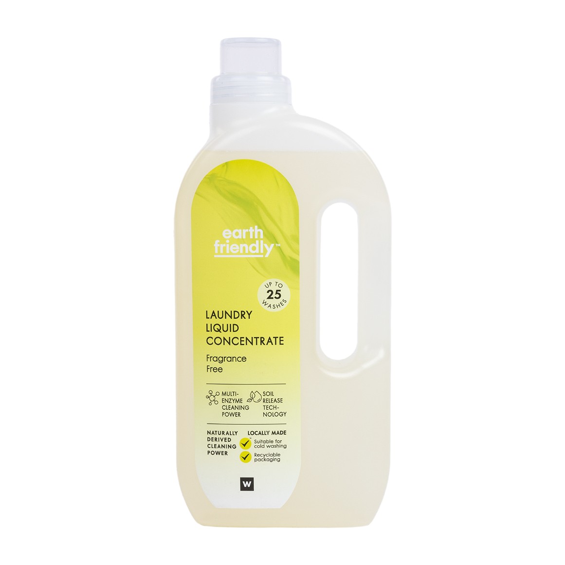 earth friendly™ Fragrance Free Laundry Liquid Concentrate 1 L