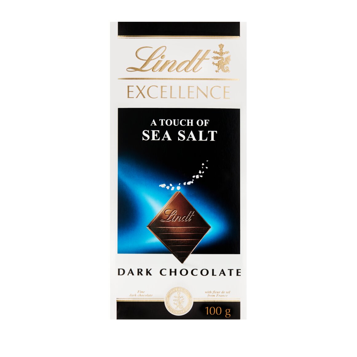 Lindt Excellence Touch Of Sea Salt Dark Chocolate 100 g