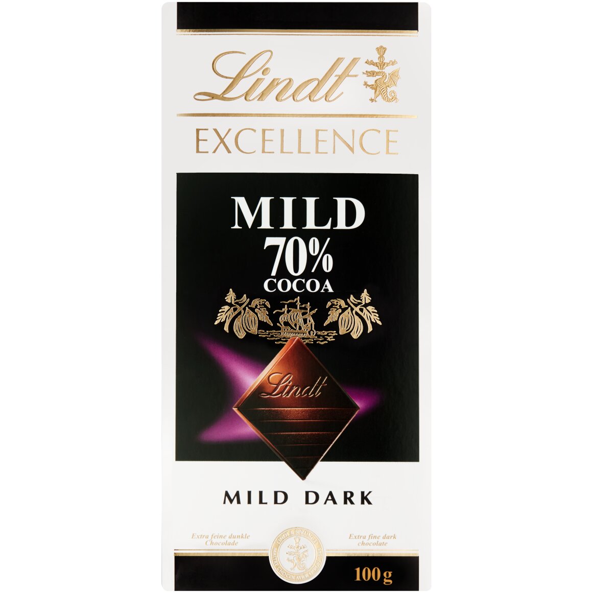Lindt Excellence Mild 70 % Cocoa Dark Chocolate | Woolworths.co.za