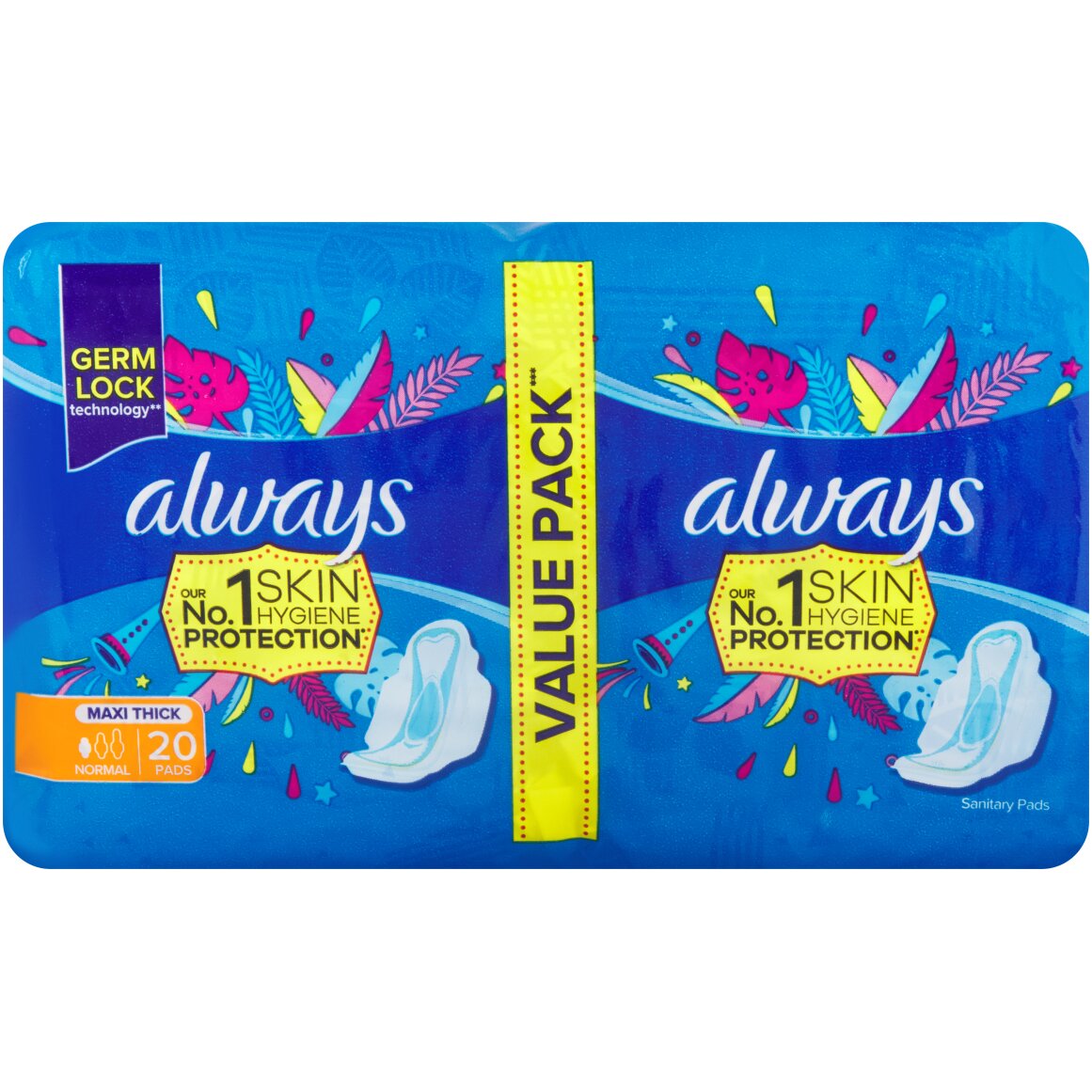 Always Maxi Normal Sanitary Pads 20 pk | Woolworths