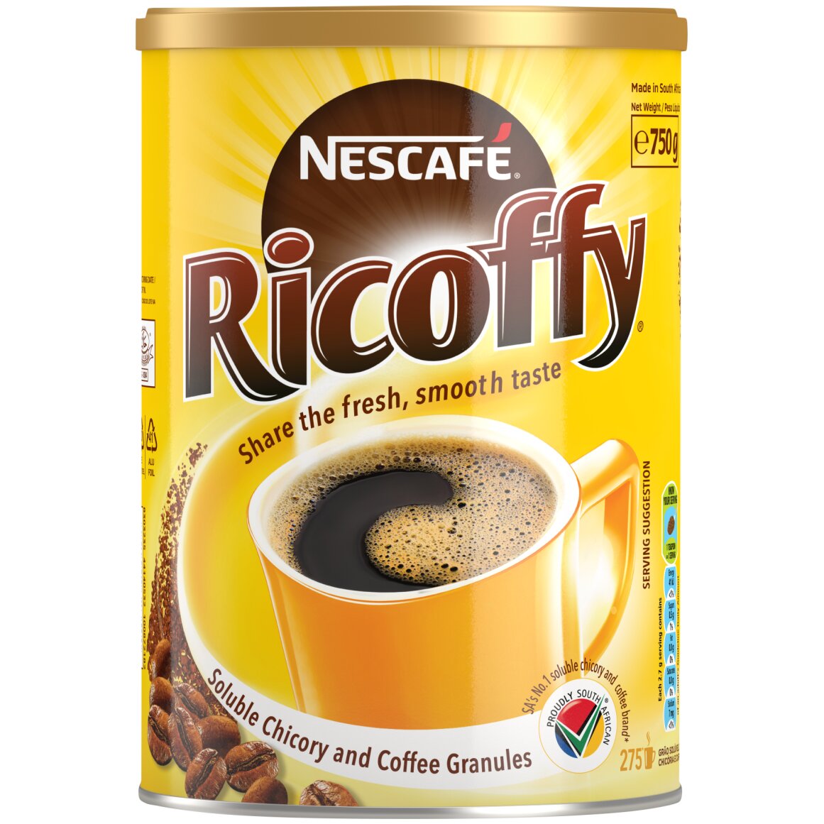 Nescafé Ricoffy Instant Coffee 750 g | Woolworths.co.za