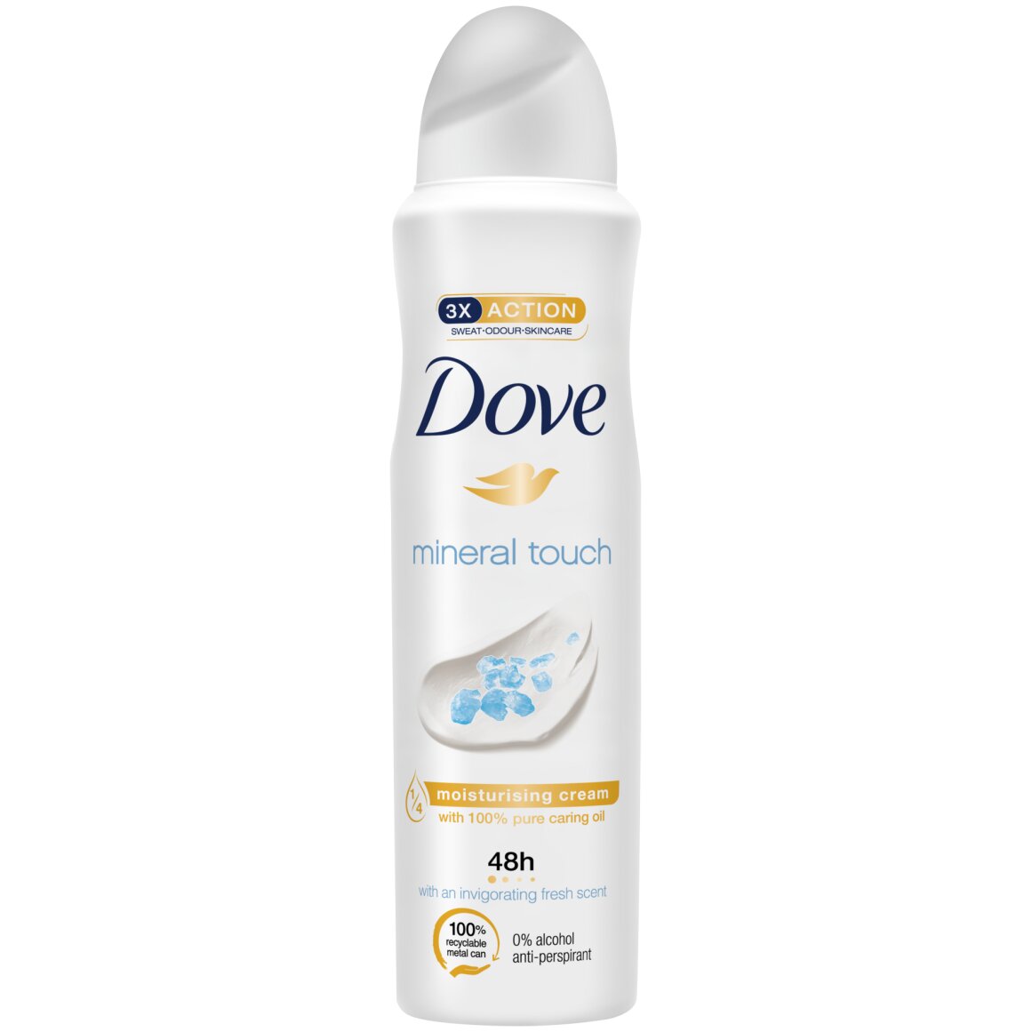 Dove Mineral Touch Antiperspirant Deodorant Spray 150 ml