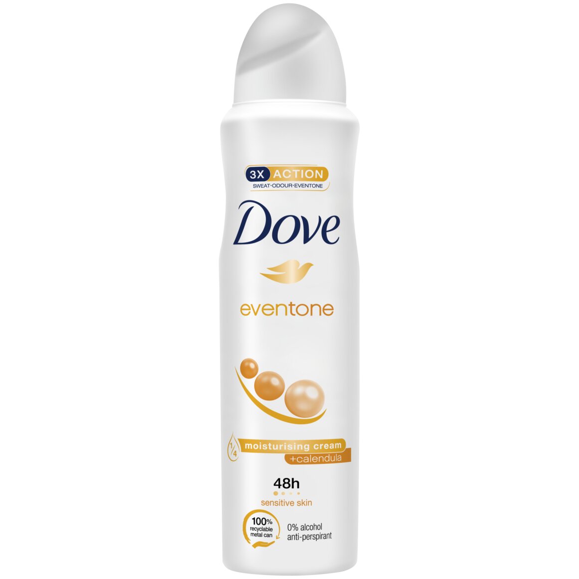 Dove Eventone Sensitive Skin Antiperspirant Deodorant Spray 150 ml