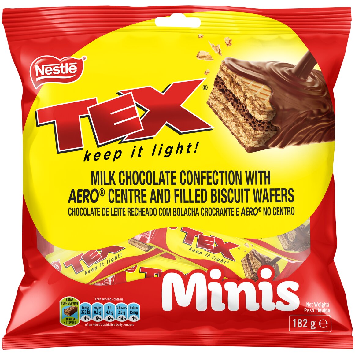 Nestlé Tex Chocolate Bar Minis 182 g | Woolworths.co.za