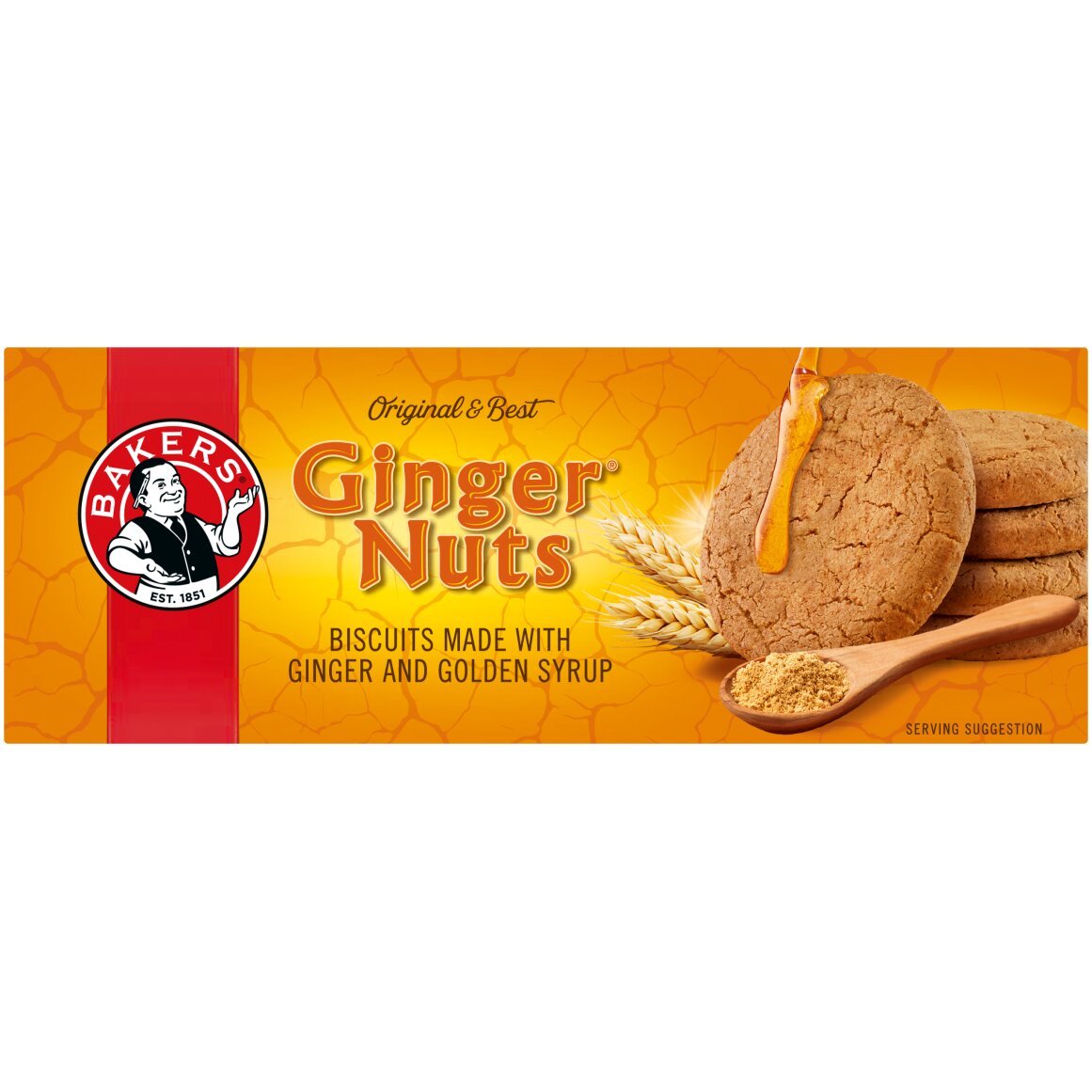 Bakers Ginger Nuts Biscuits 190 g
