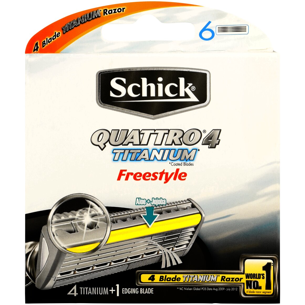 Schick Quattro Titanium Freestyle Razor Blades 6 pk | Woolworths.co.za