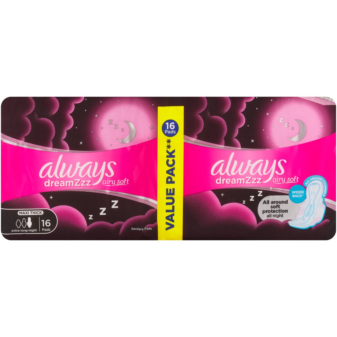 Always DreamZzz Airy Soft Maxi Thick Extra Long Sanitary Pads 16
